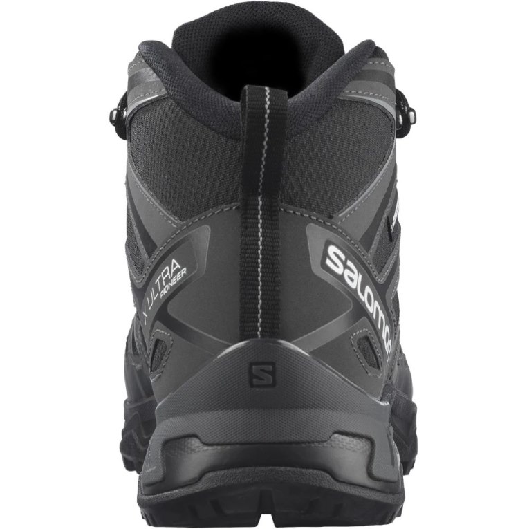 Black Salomon X Ultra Pioneer Mid CSWP Men's Hiking Boots | IE ZG3486